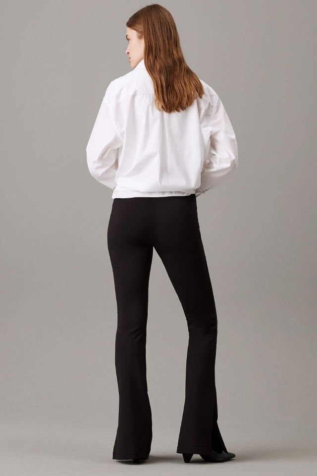 Calvin Klein Milano Jersey Geniş Paça Tayt Siyah