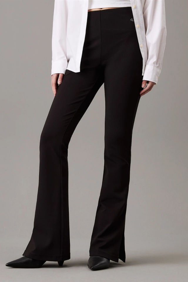 Calvin Klein Milano Jersey Geniş Paça Tayt Siyah