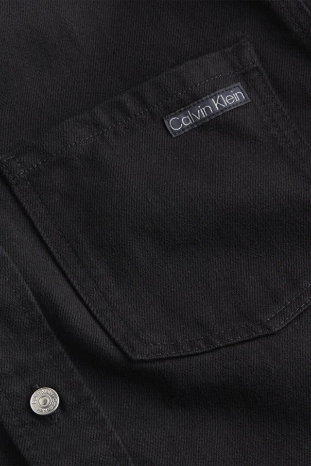 Calvin Klein Denim Overshirt Gömlek Siyah
