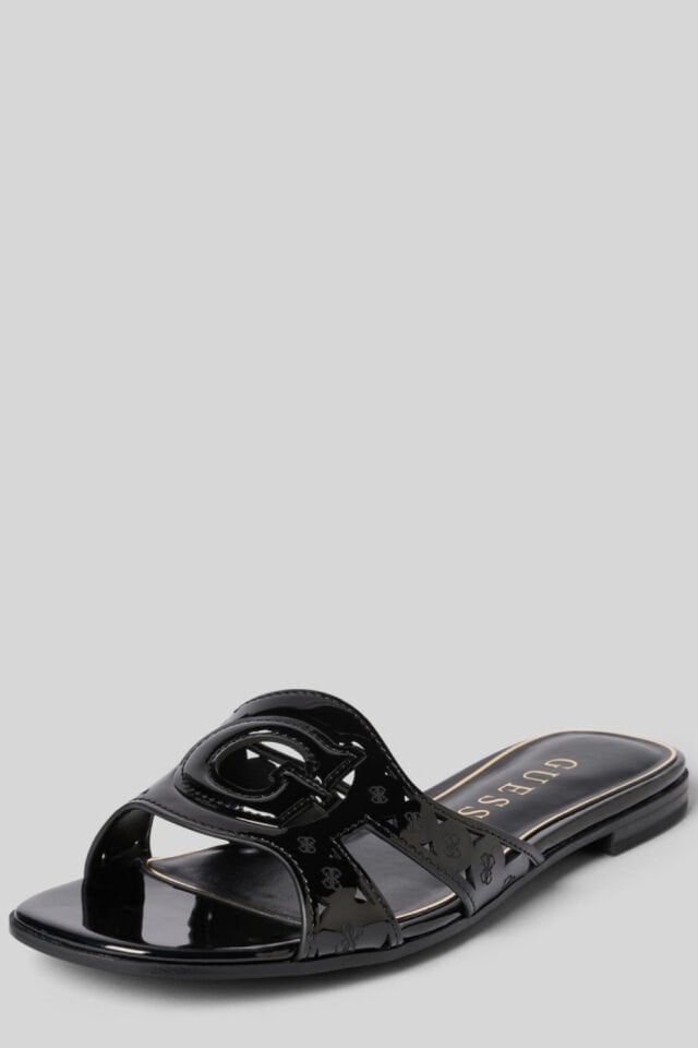 Guess Ciesta Logo Sandals Terlik Siyah