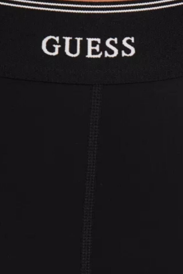 Guess Logo Spor Taytları Siyah