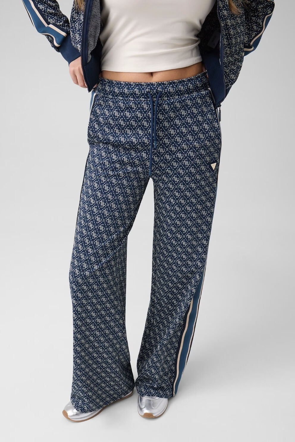 Guess  4G Logolu Eşofman Altı Mavi