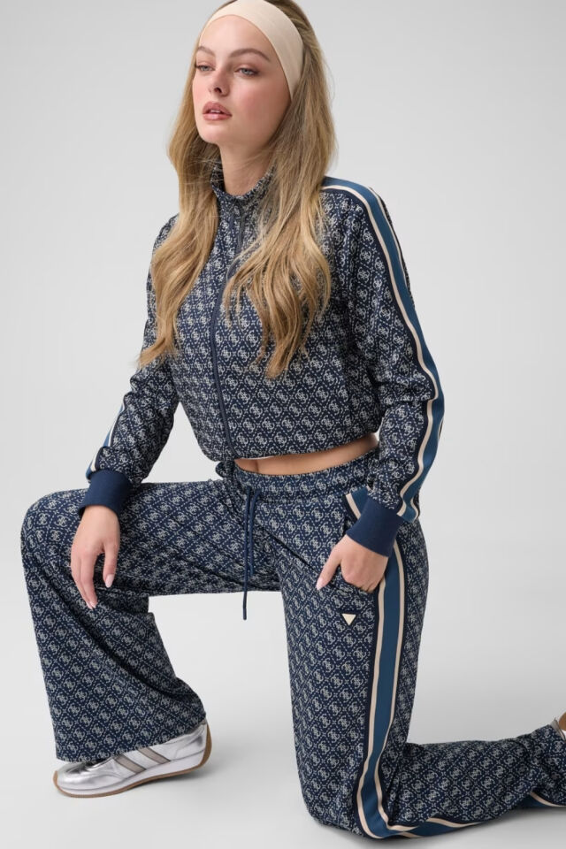 Guess  4G Logolu Eşofman Altı Mavi