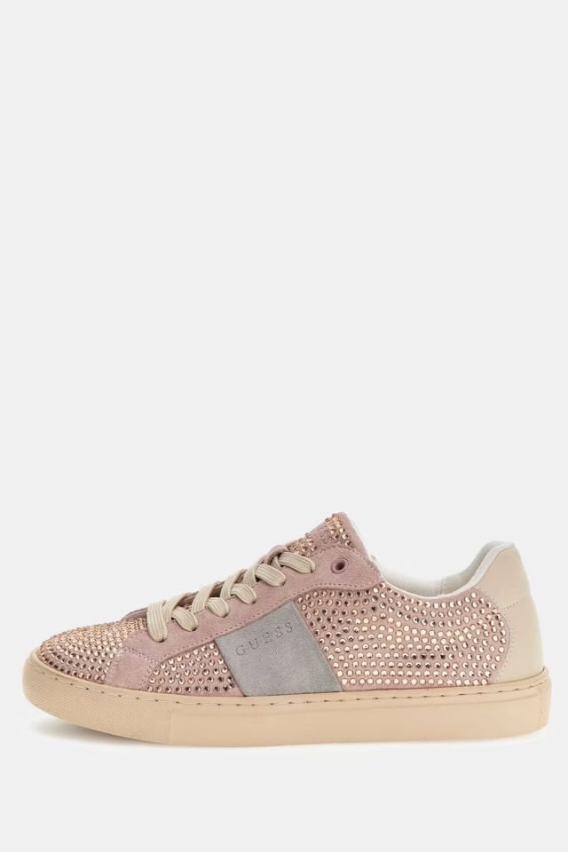 Guess Toda Hakiki Deri Sneaker Pembe