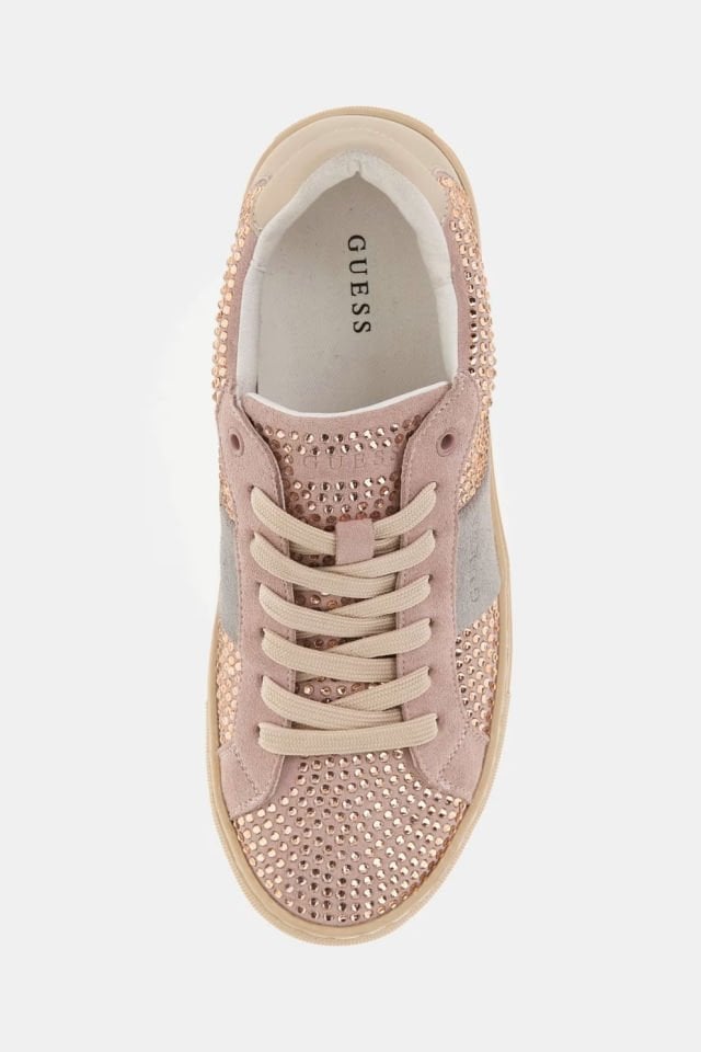 Guess Toda Hakiki Deri Sneaker Pembe
