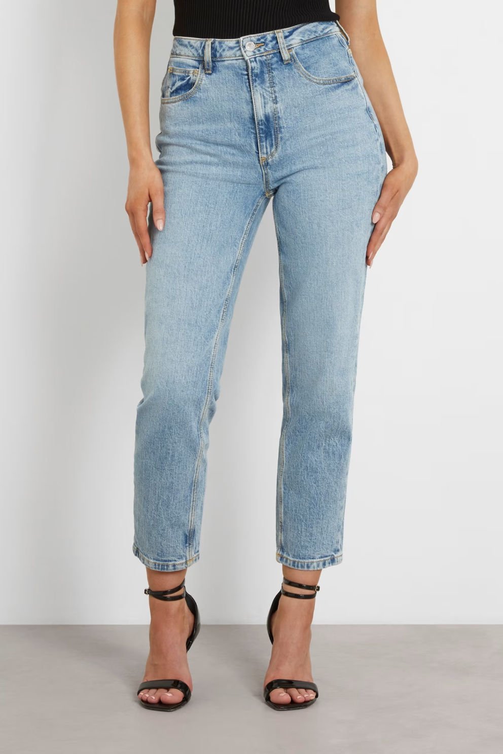 Guess Mom Jean Açık Mavi