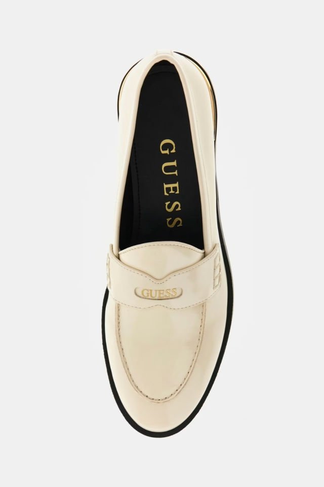 Guess Kaine Rugan Mokasen Krem