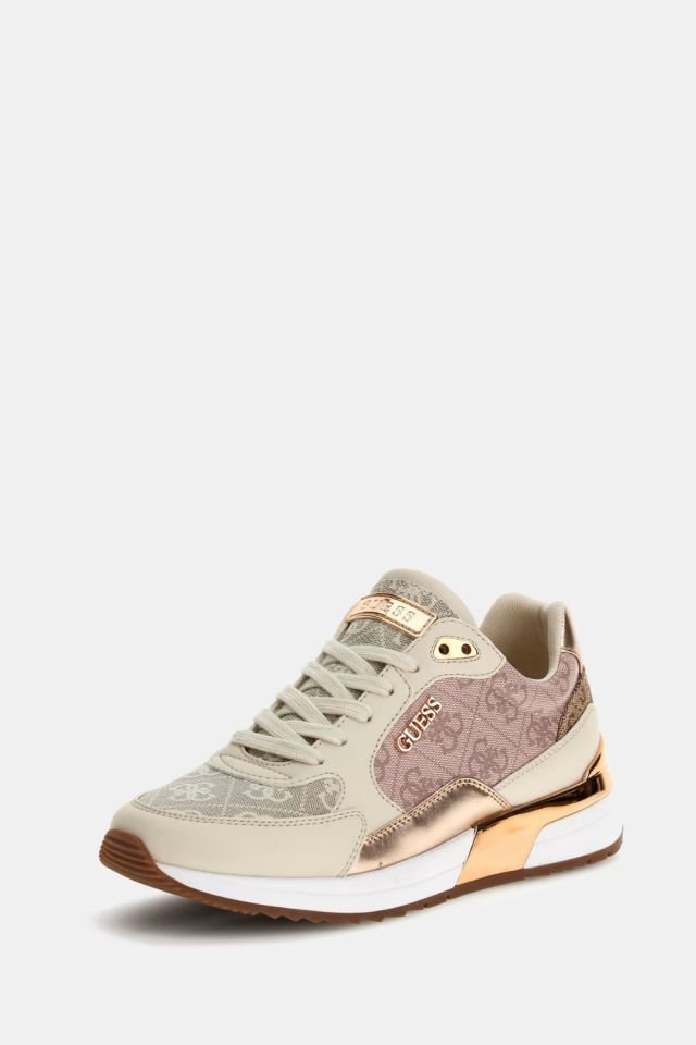 Guess Moxea 4G Logolu Runner Pembe