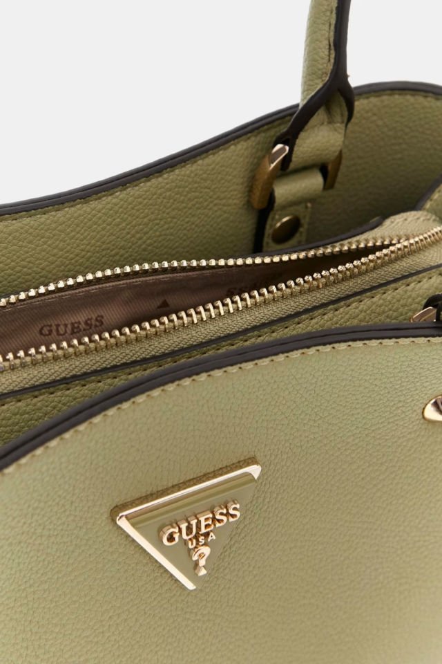Guess Meridian Zımba Detaylı Omuz Çantası Yeşil