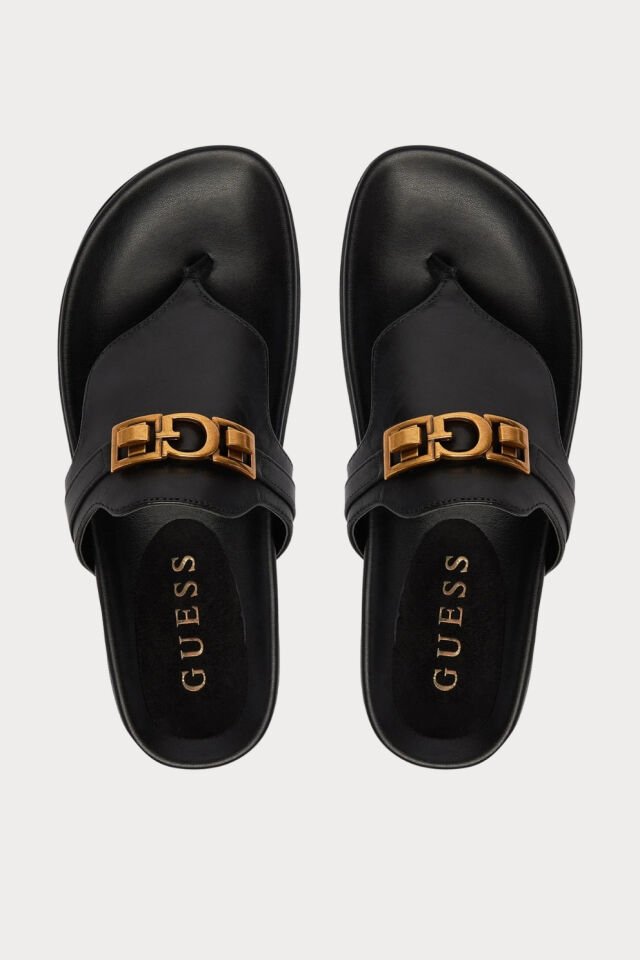 Guess Kadın Parmak arası Terlik Siyah