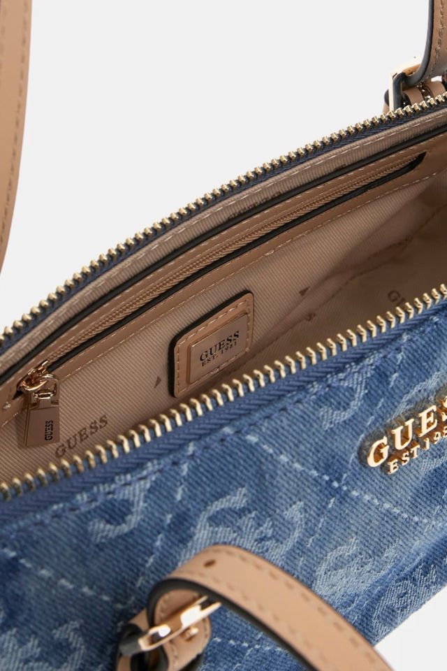 Guess Cerelia Jean Omuz Çantası Mavi