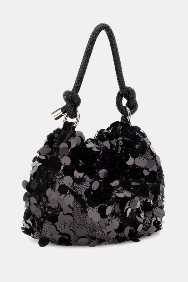 Guess Holiday Shine Mini El Çantası Siyah