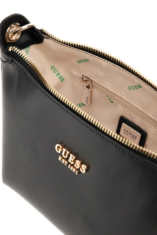 Guess Kadın Siyah Eco Evaine Omuz Çantası