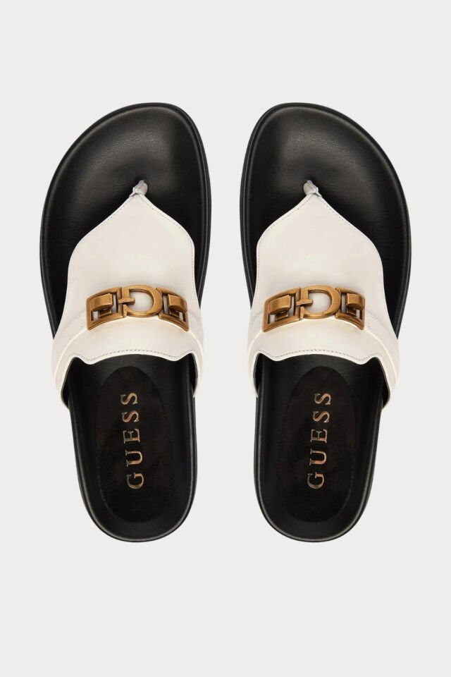 Guess Kadın Parmak arası Terlik Beyaz