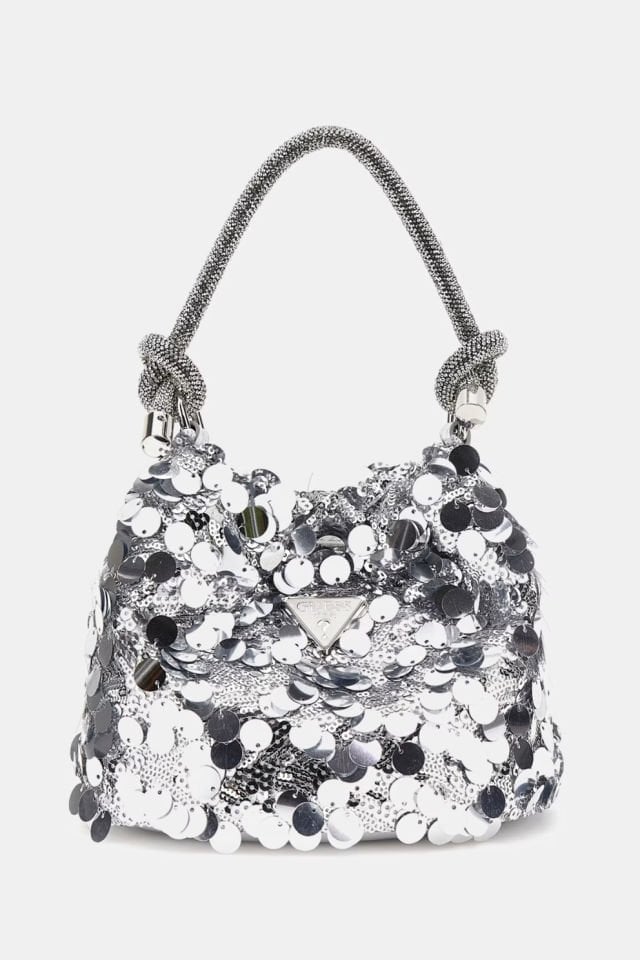 Guess Holiday Shine Portföy Çanta Gümüş