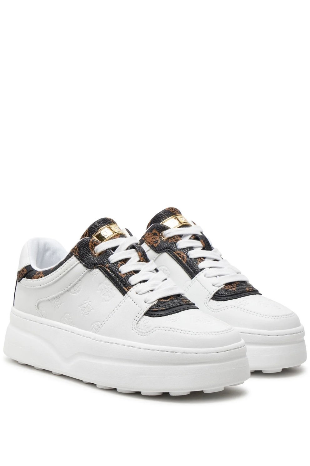 Guess Queenz Peony 4G Logolu Sneaker Beyaz