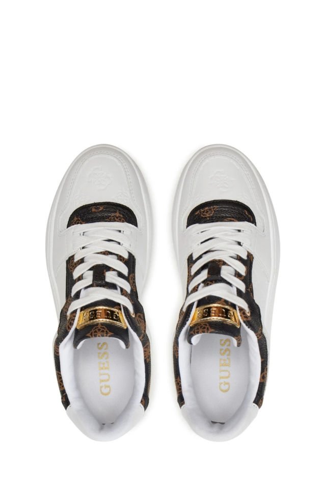 Guess Queenz Peony 4G Logolu Sneaker Beyaz