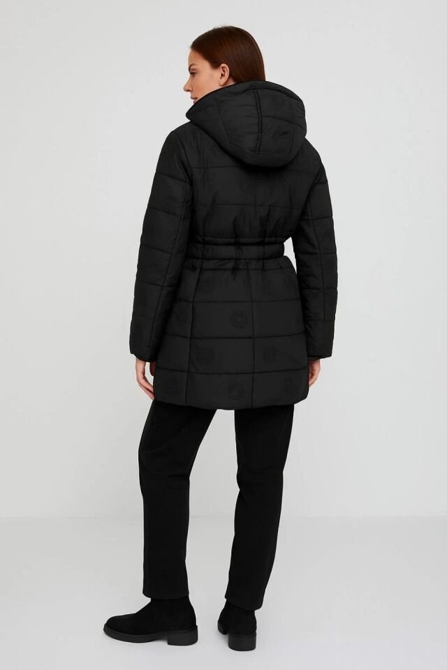 Guess Imma Kadın Mont Siyah