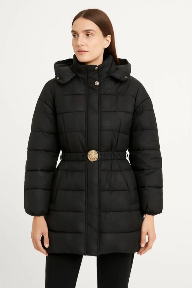 Guess Imma Kadın Mont Siyah