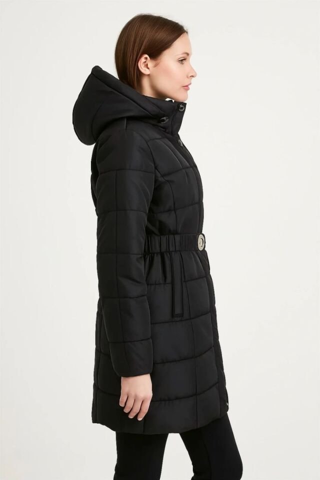 Guess Imma Kadın Mont Siyah