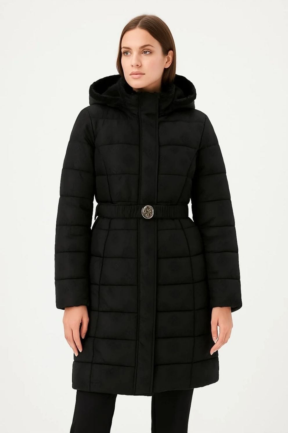 Guess Imma Kadın Mont Siyah