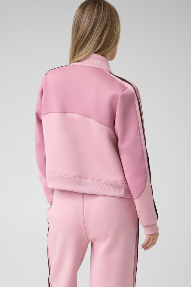 Guess Yan Bantlı Sweatshirt Pembe