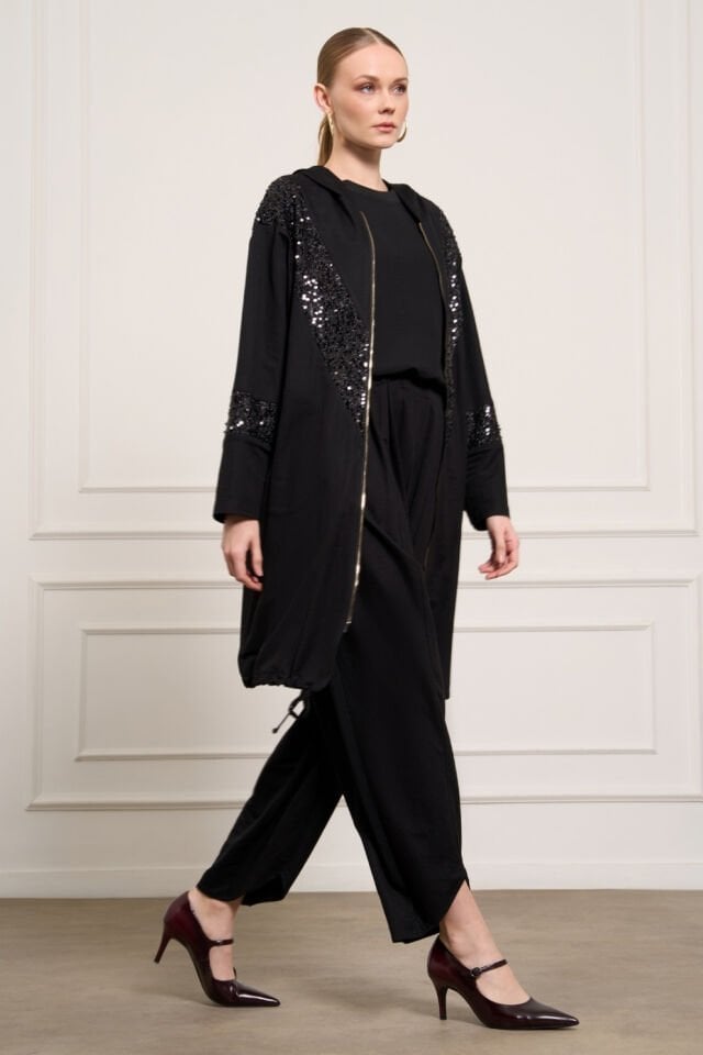 Mascara Siyah Şalvar Pantolon