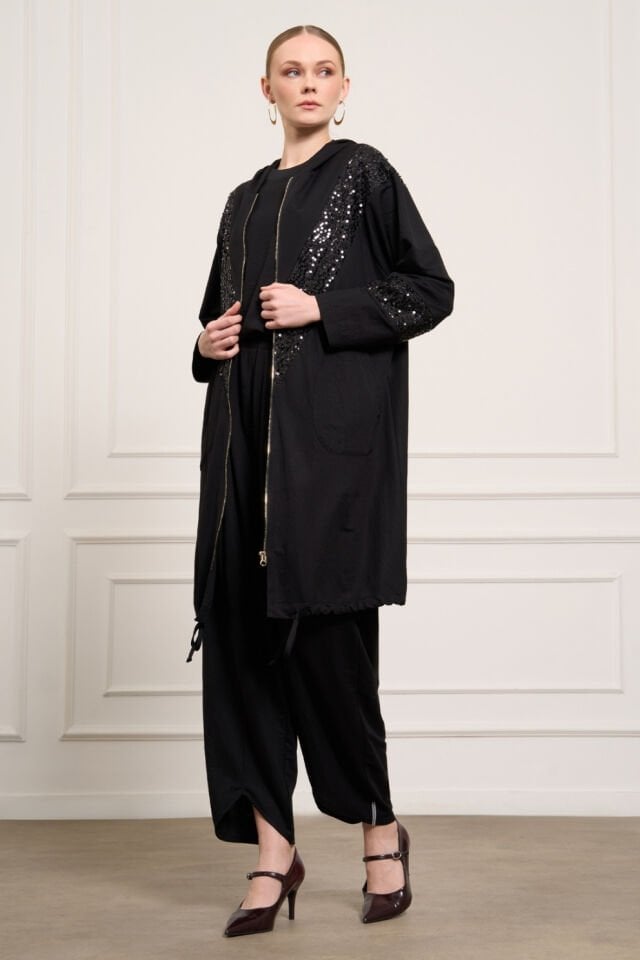 Mascara Siyah Şalvar Pantolon