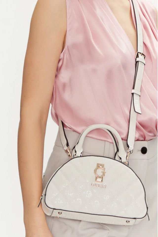 Guess Bessey Bowler Kadın Çanta Beyaz