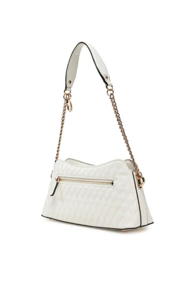 Guess Betula Top Zıp Shoul Kadın Çanta Beyaz