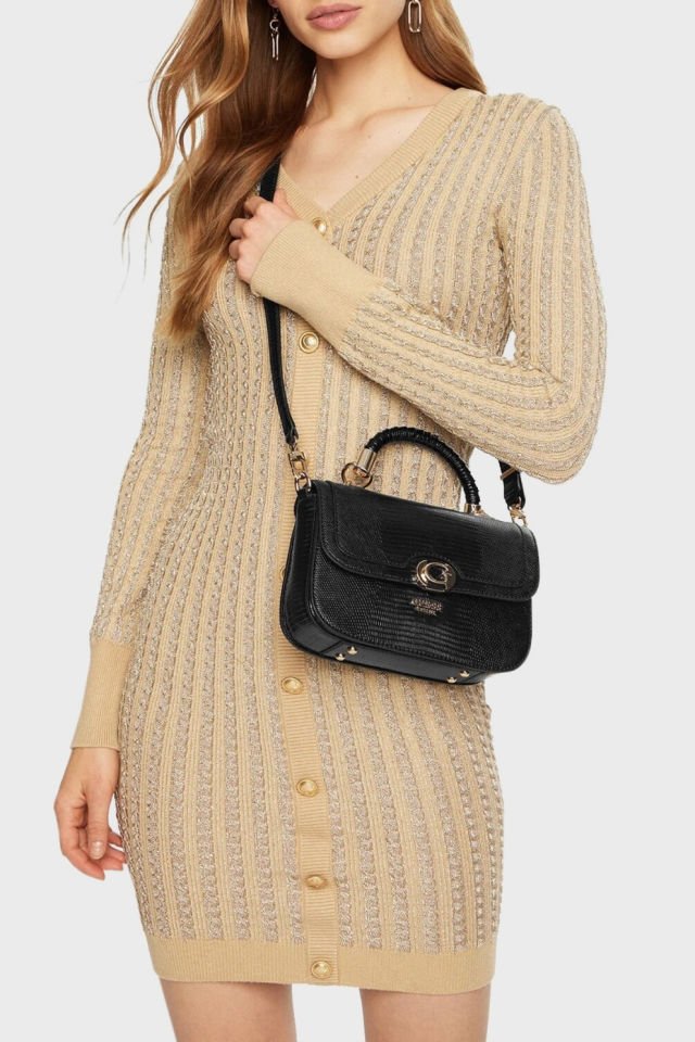 Guess Orlina Mini El Çantası Deniz Siyah