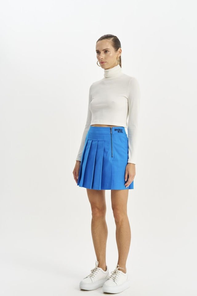 Naar Şort Etek Mavi