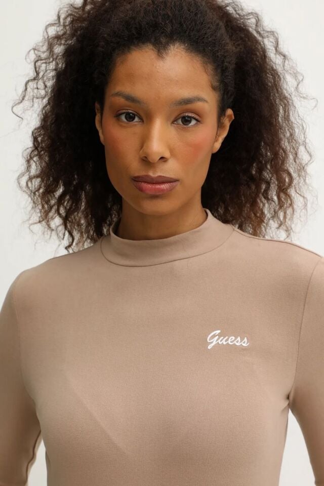 Guess Slim Fit Bluz Bej