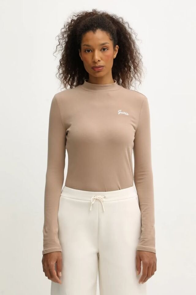 Guess Slim Fit Bluz Bej