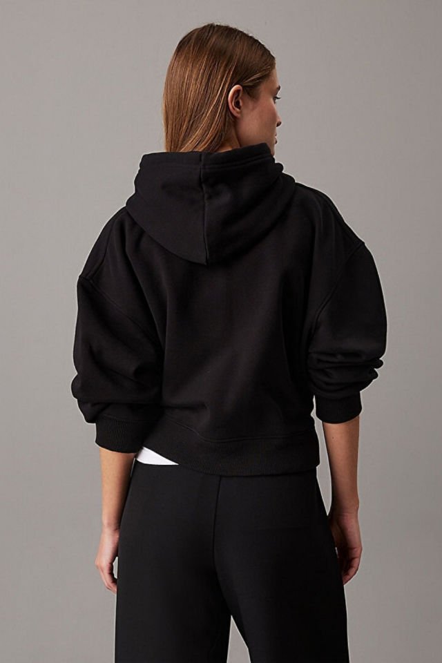 Calvin Klein Kapüşonlu Sweatshirt Siyah