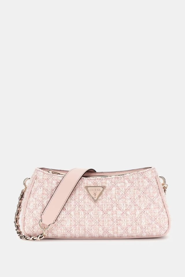 Guess Giully Payetli Tüvit Çapraz Çanta Pembe