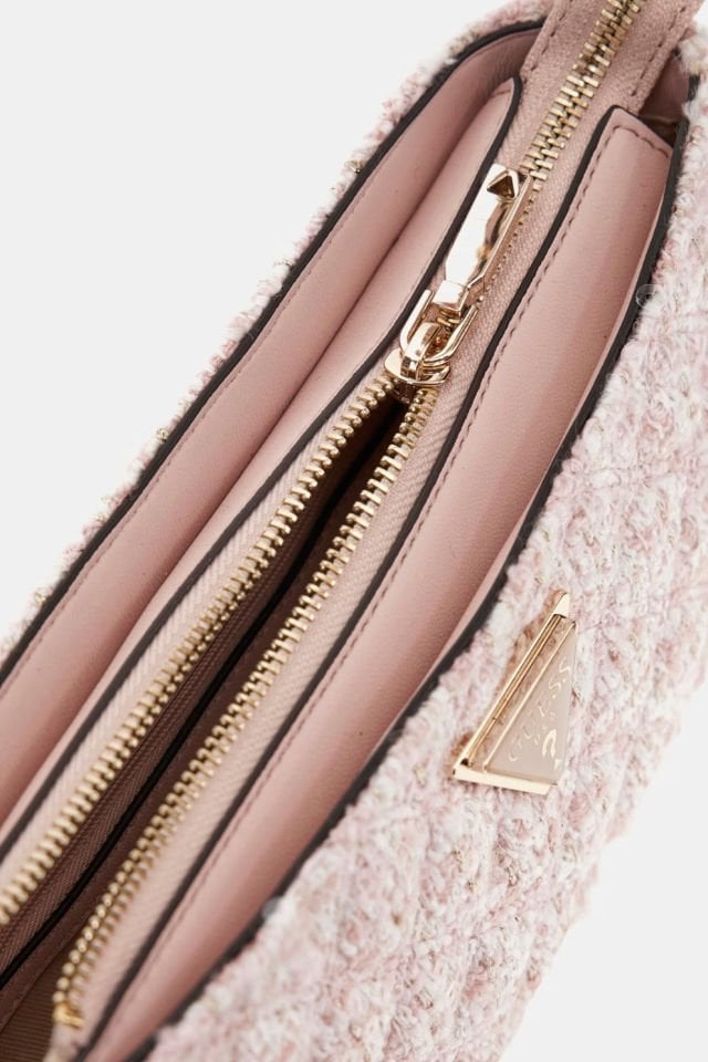 Guess Giully Payetli Tüvit Çapraz Çanta Pembe