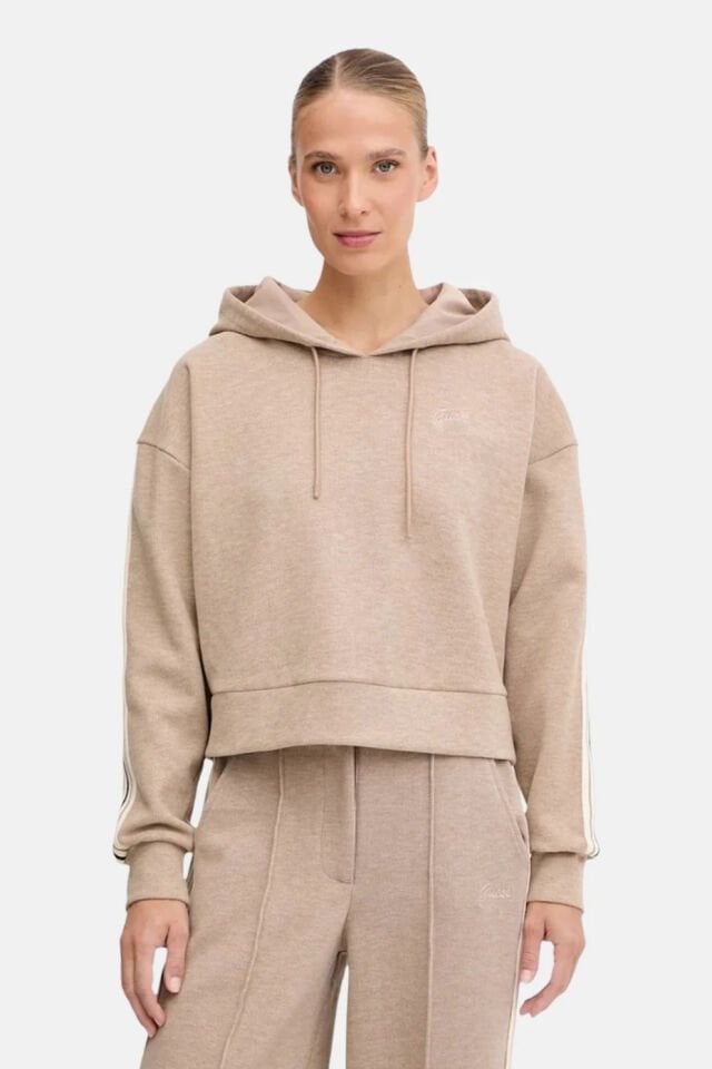 Guess Kapüşonlu Kazak Bej