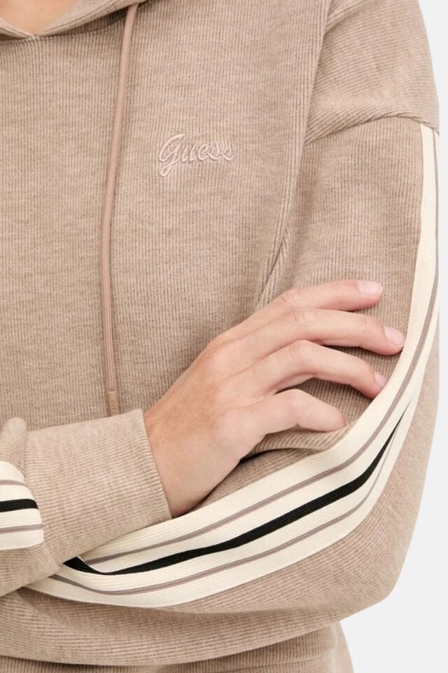 Guess Kapüşonlu Kazak Bej
