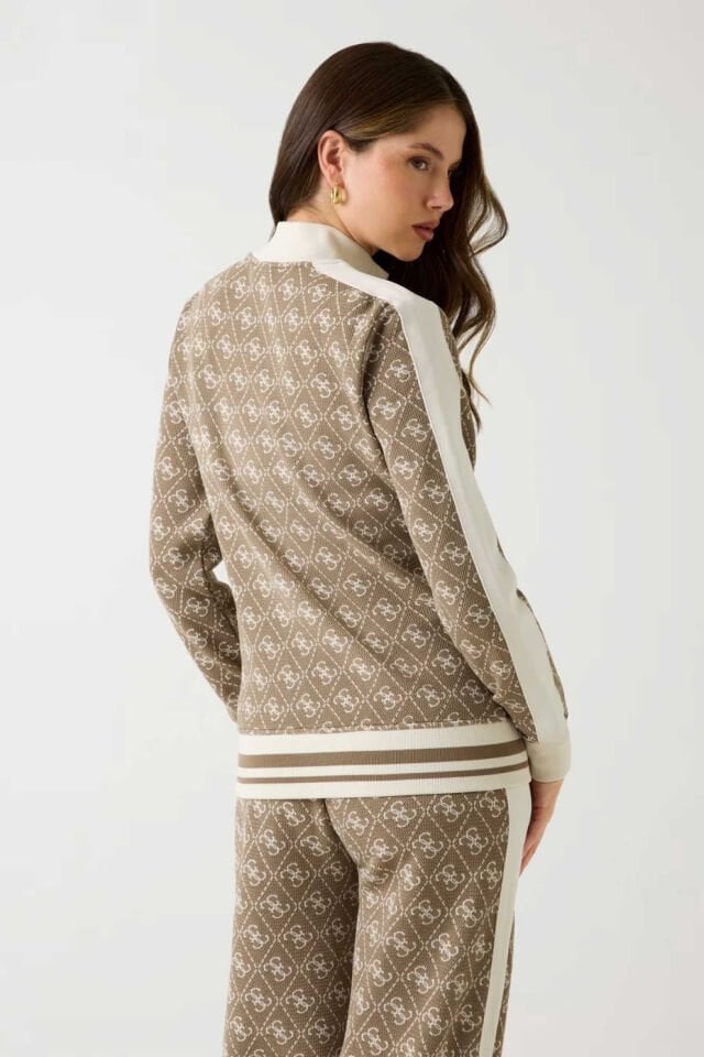 Guess Fermuarlı Sweatshirt Normal Kesim