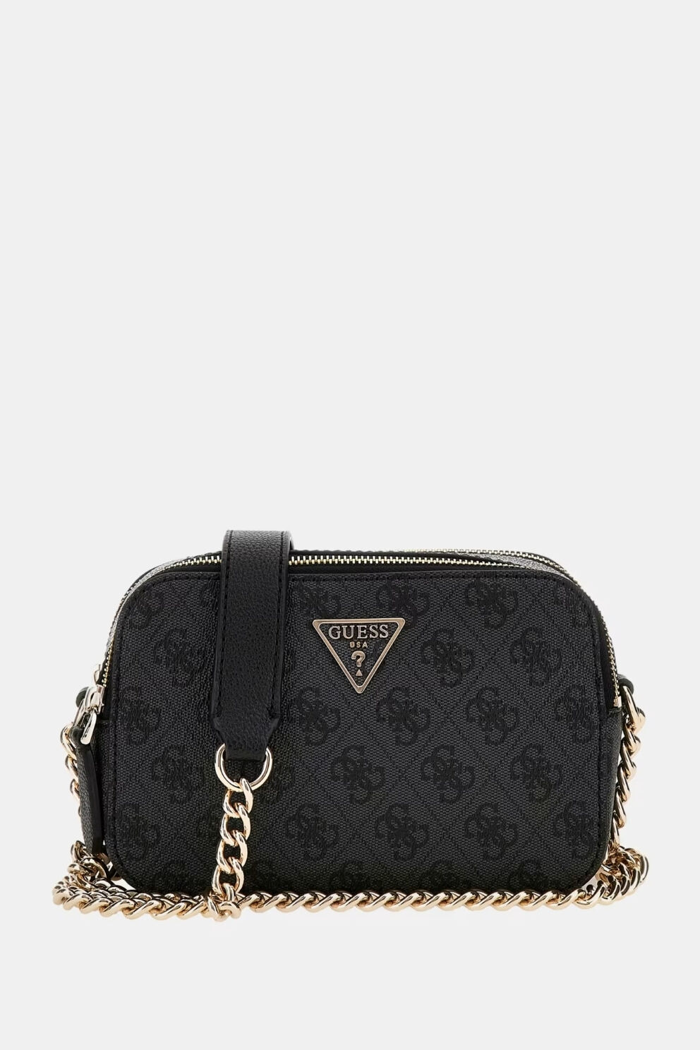 Guess  Noelle 4G Logolu Mini Çapraz Çanta Siyah