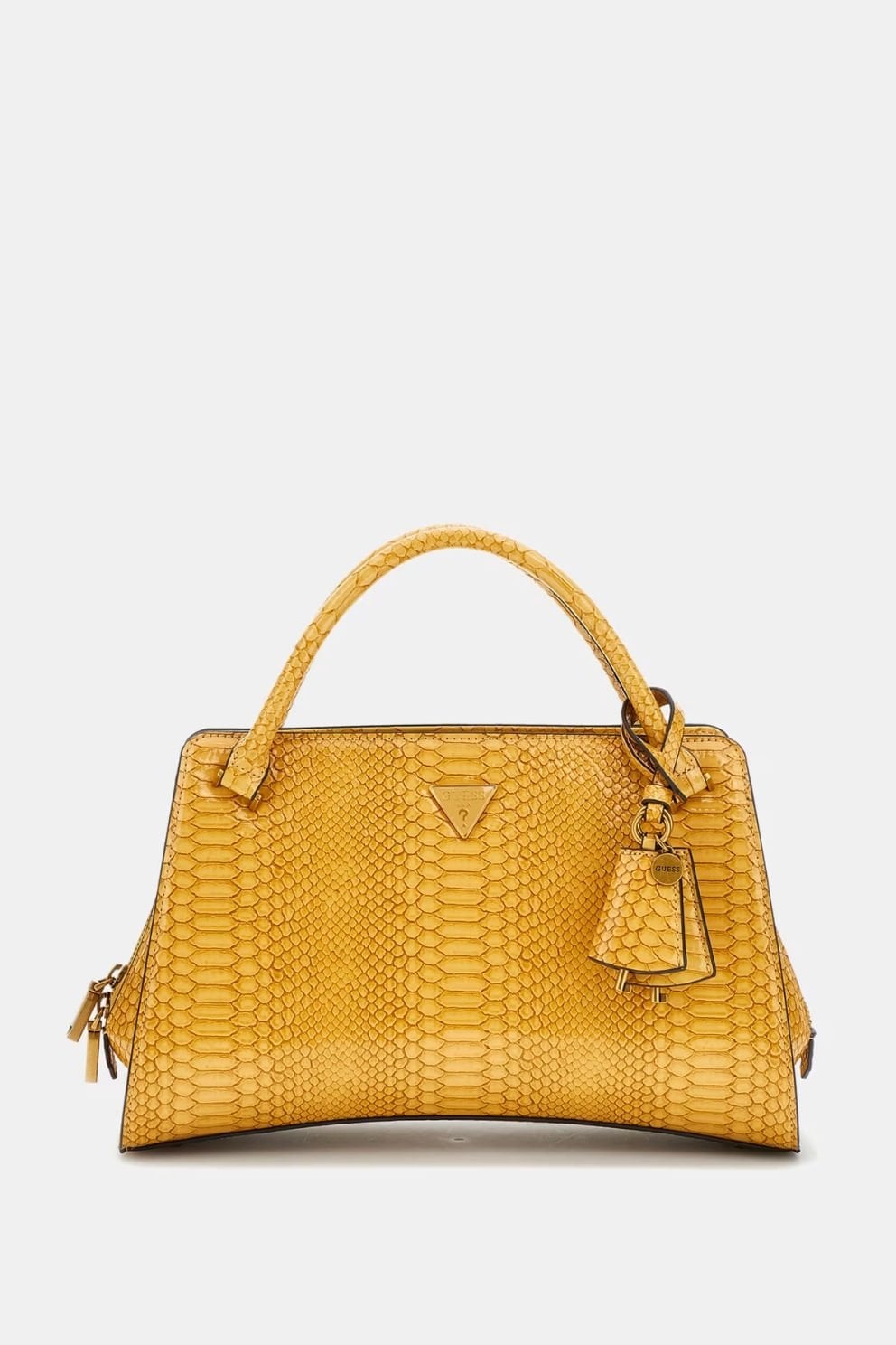 Guess Georgina Piton Desenli El Çantası Sarı