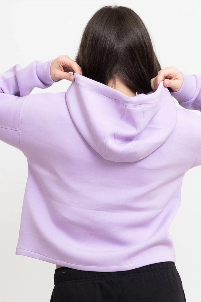 Guess Önde Üçgen Logolu Scuba Sweatshirt Mor