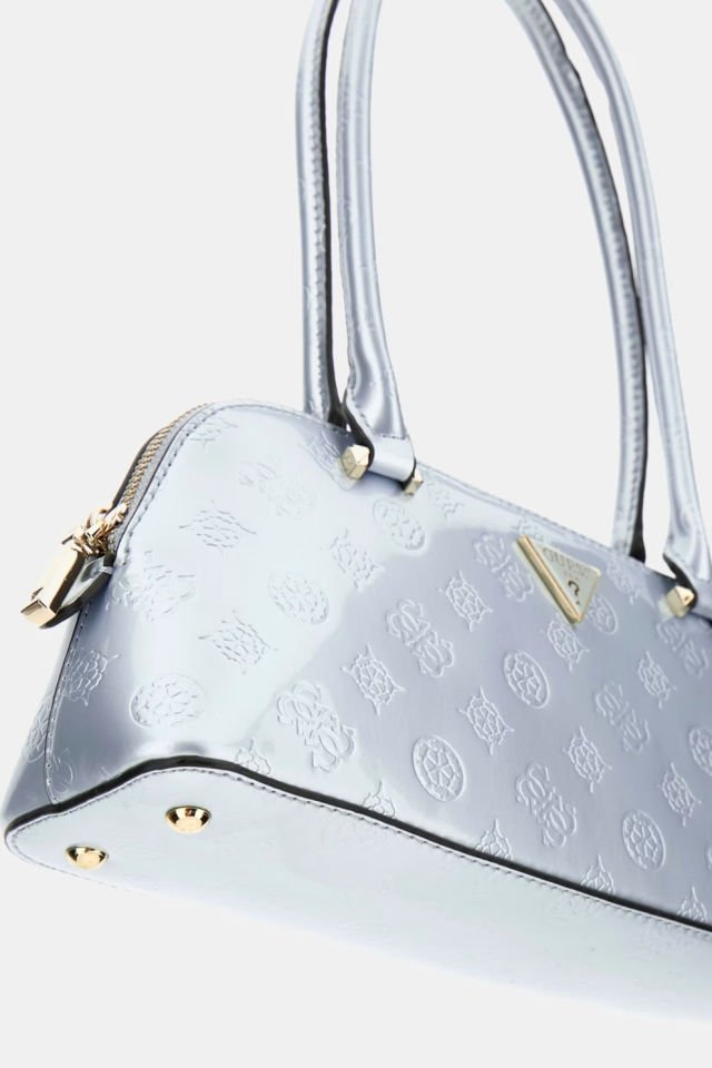 Guess Arnela 4G ve Peony Logolu Omuz Çantası Mavi