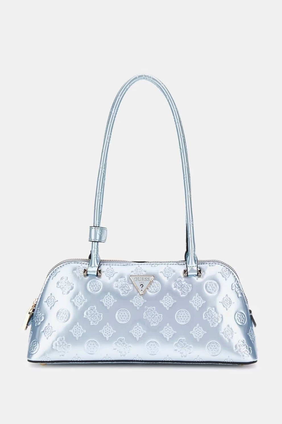 Guess Arnela 4G ve Peony Logolu Omuz Çantası Mavi