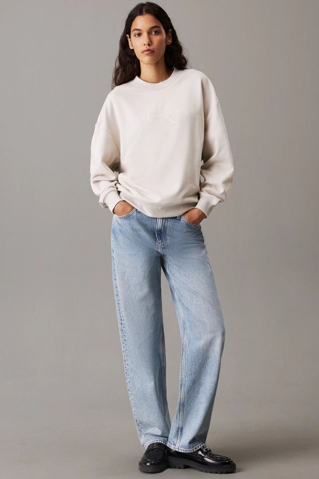 Calvin Klein Monogram Sweatshirt Ekru