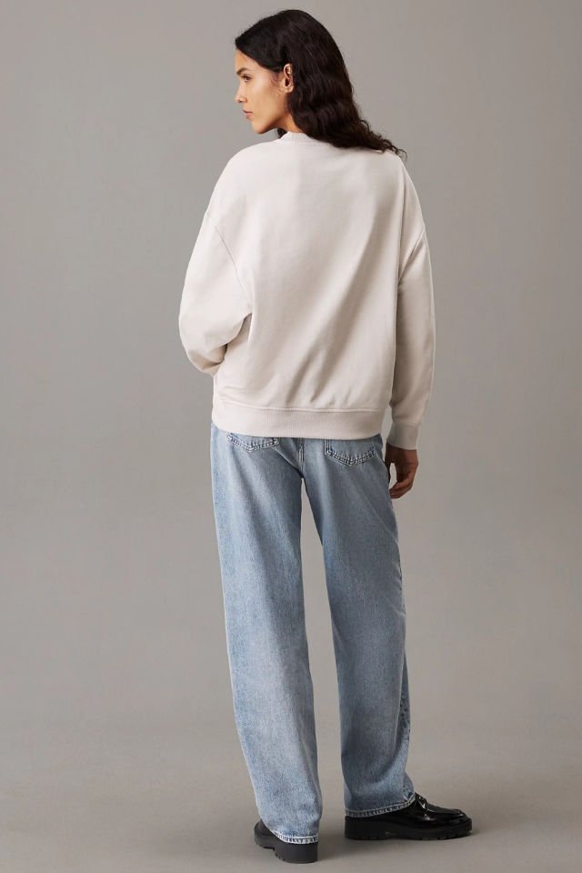 Calvin Klein Monogram Sweatshirt Ekru