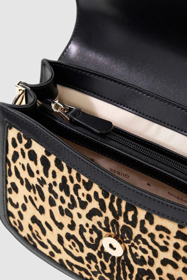 Guess Leopar Desenli Çanta