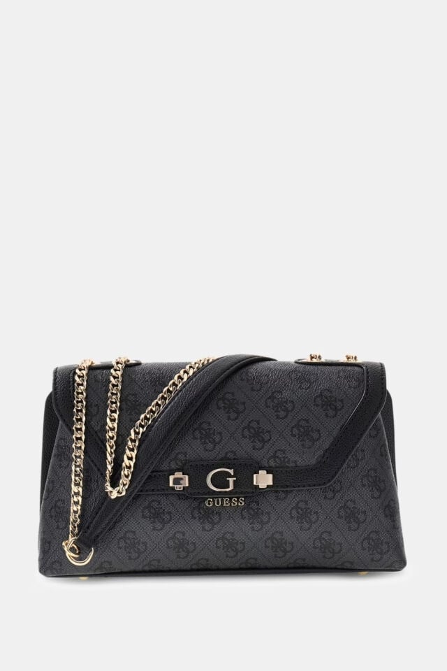 Guess Lindsey Crossbody Çanta Koyu Gri