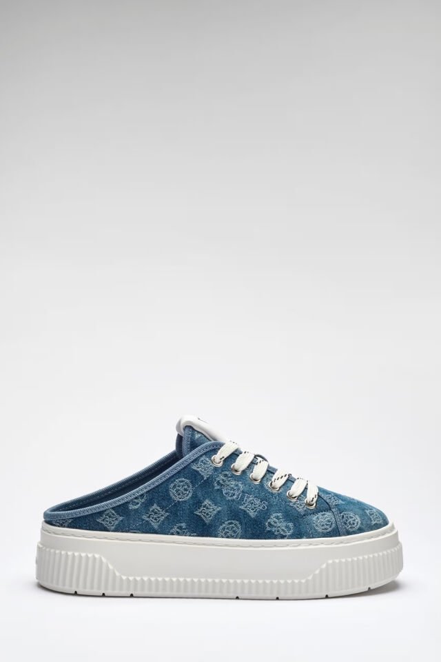 Guess Nudge Denim Spor Ayakkabılar Mavi